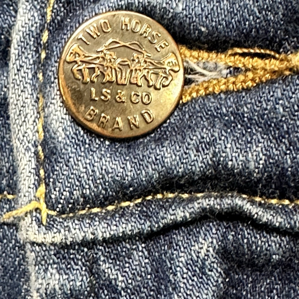 Levi's 511 Skinny Two Horse Brand Med Wash 30x32 Adjustable Waist 9 Pockets - Picture 4 of 11